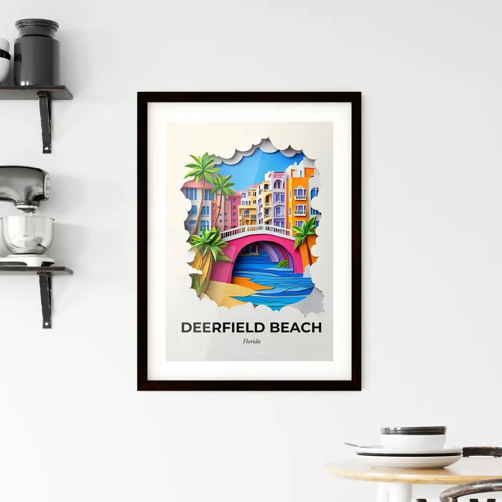 Vivid Deerfield Beach, Florida, Framed Wall Art