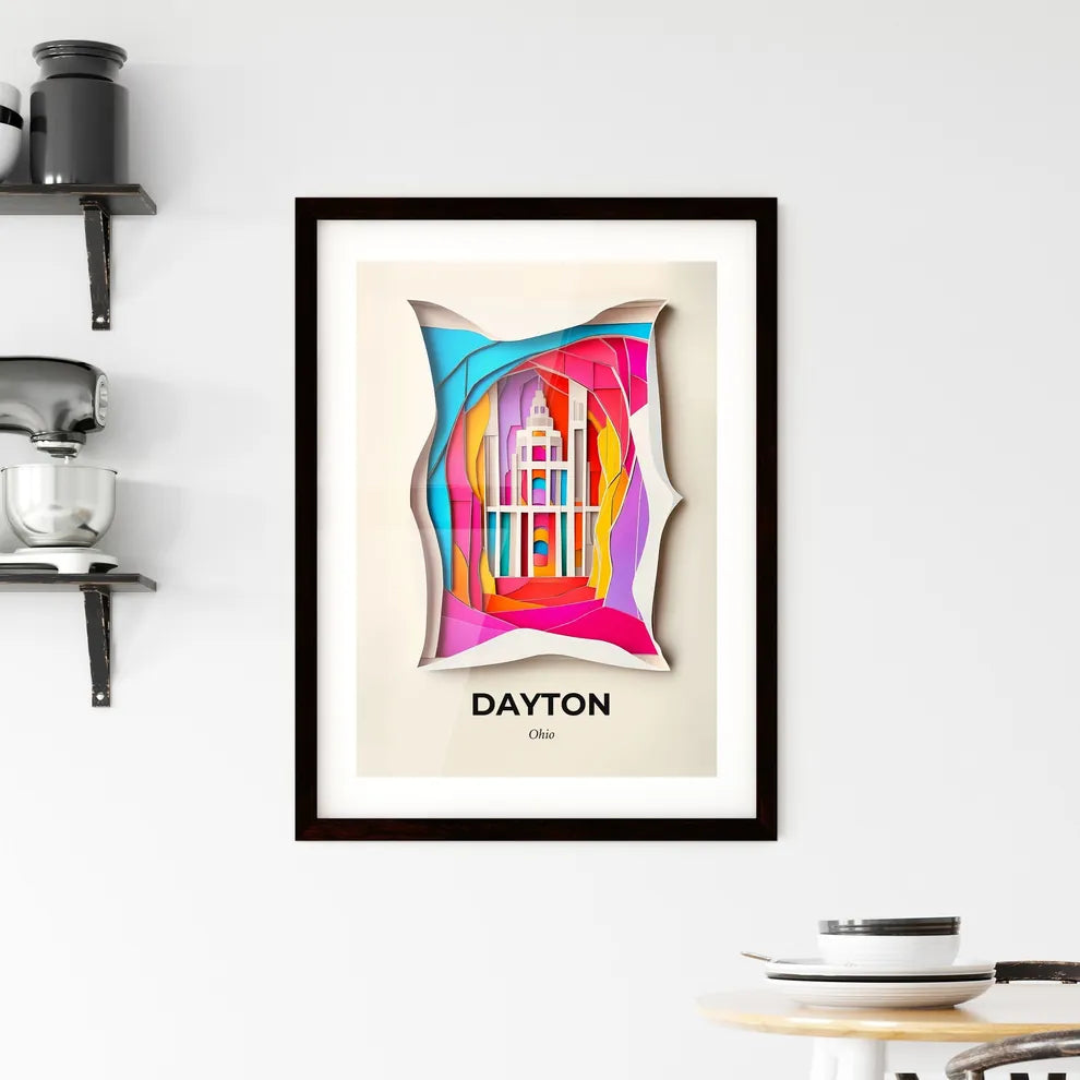 Vivid Dayton, Ohio, Framed Wall Art