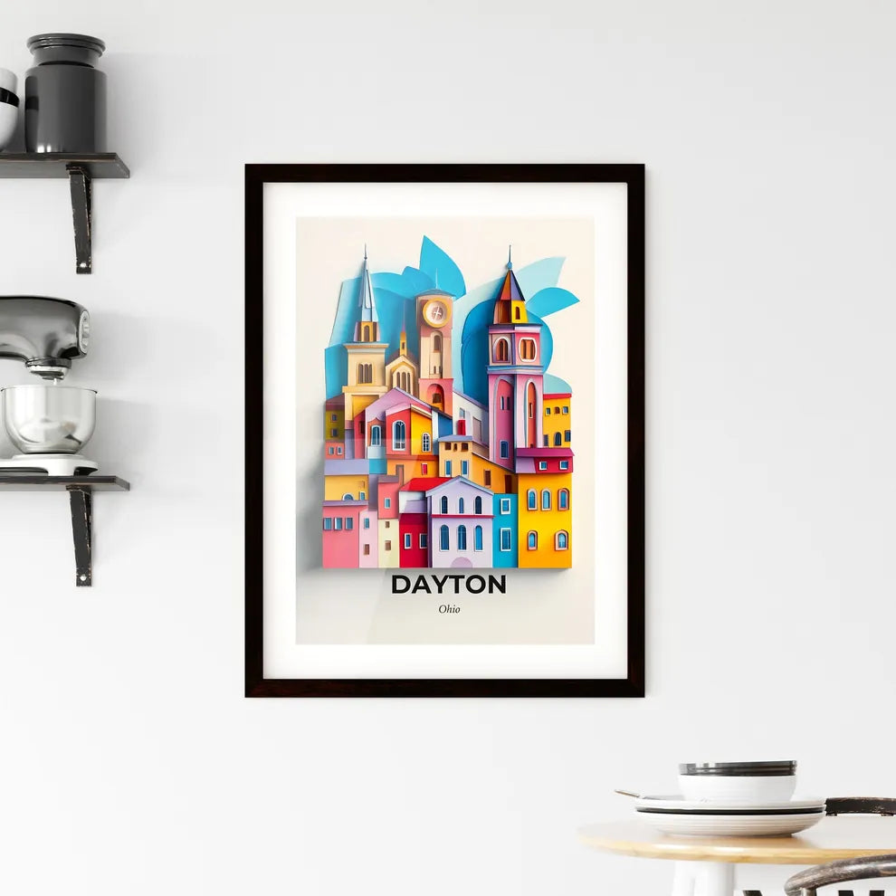 Vivid Dayton, Ohio, Framed Wall Art