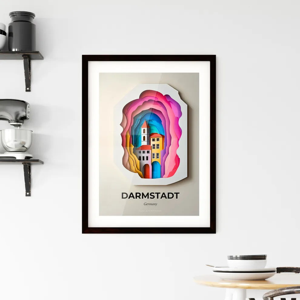 Vivid Darmstadt, Germany, Framed Wall Art