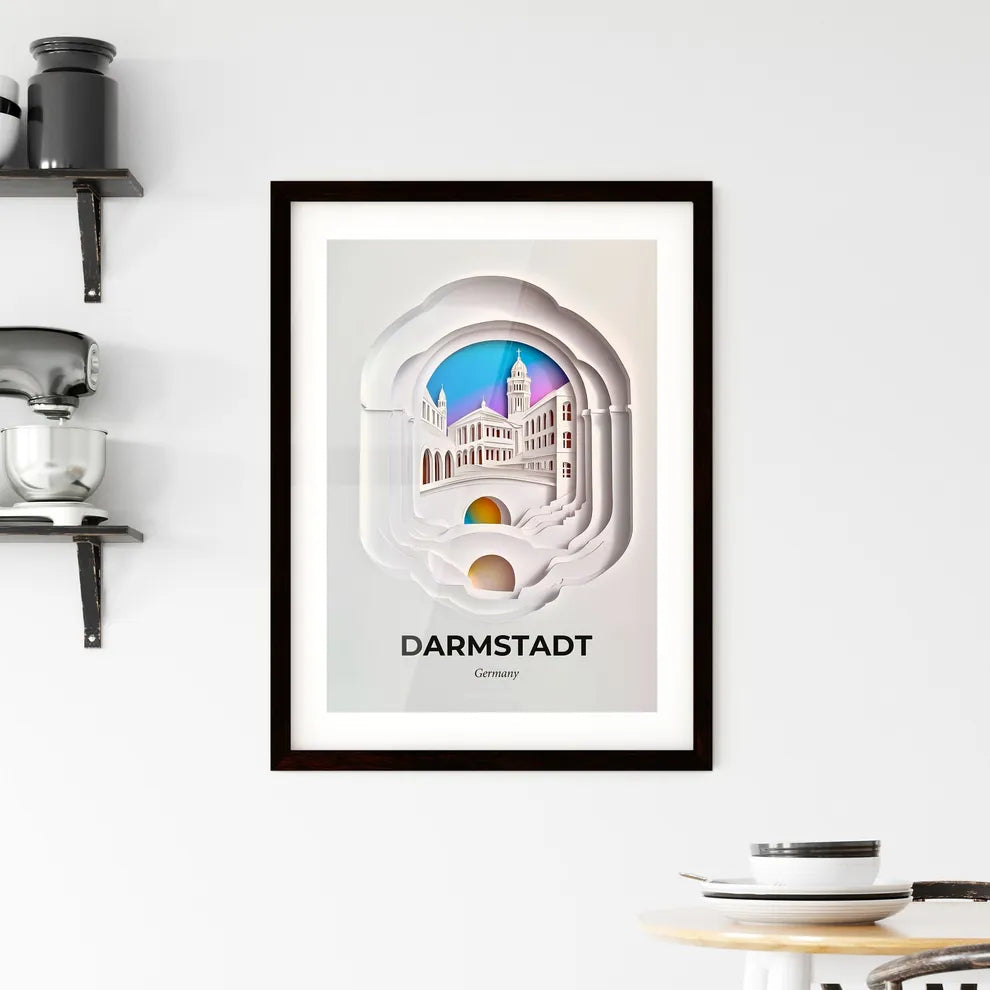 Vivid Darmstadt, Germany, Framed Wall Art