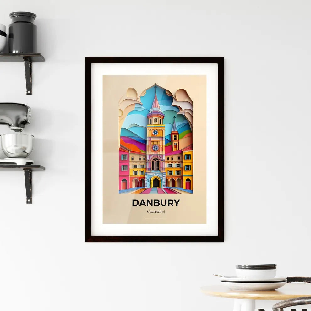 Vivid Danbury, Connecticut, Framed Wall Art