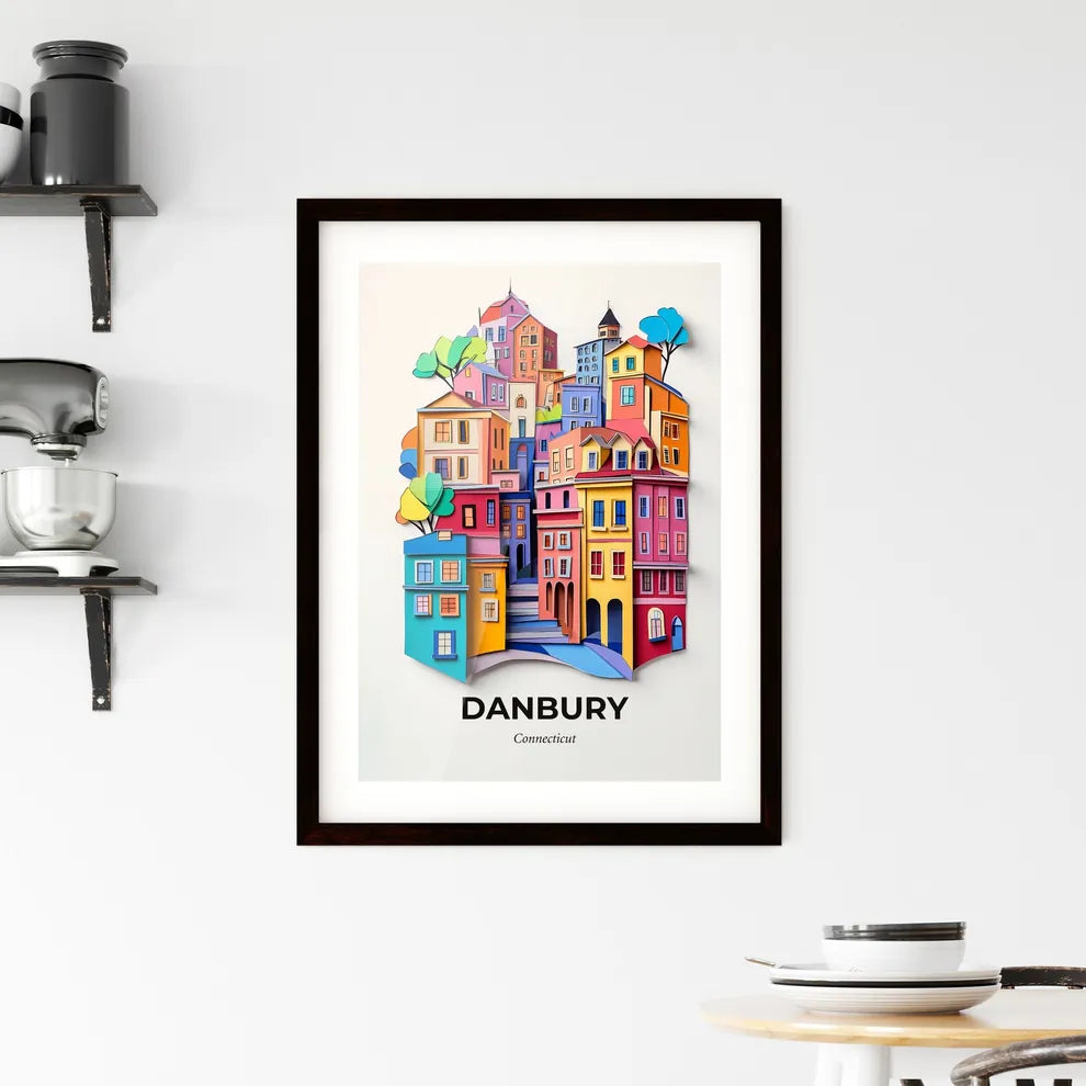 Vivid Danbury, Connecticut, Framed Wall Art