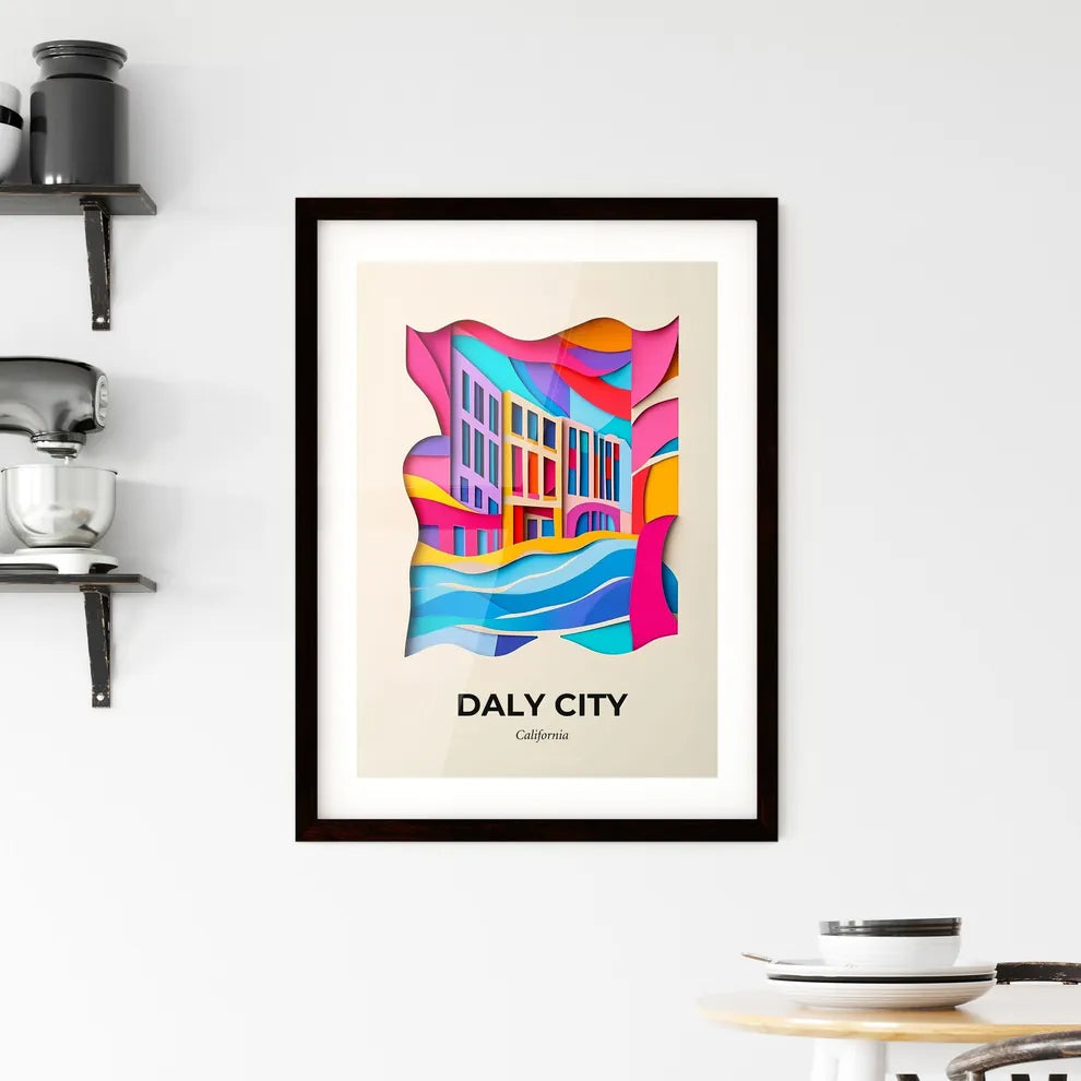 Vivid Daly City, California, Framed Wall Art