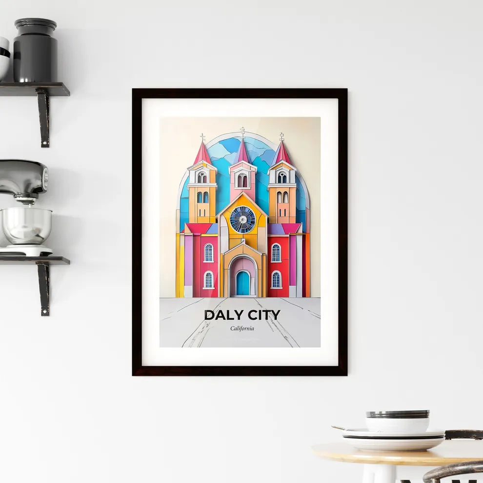 Vivid Daly City, California, Framed Wall Art