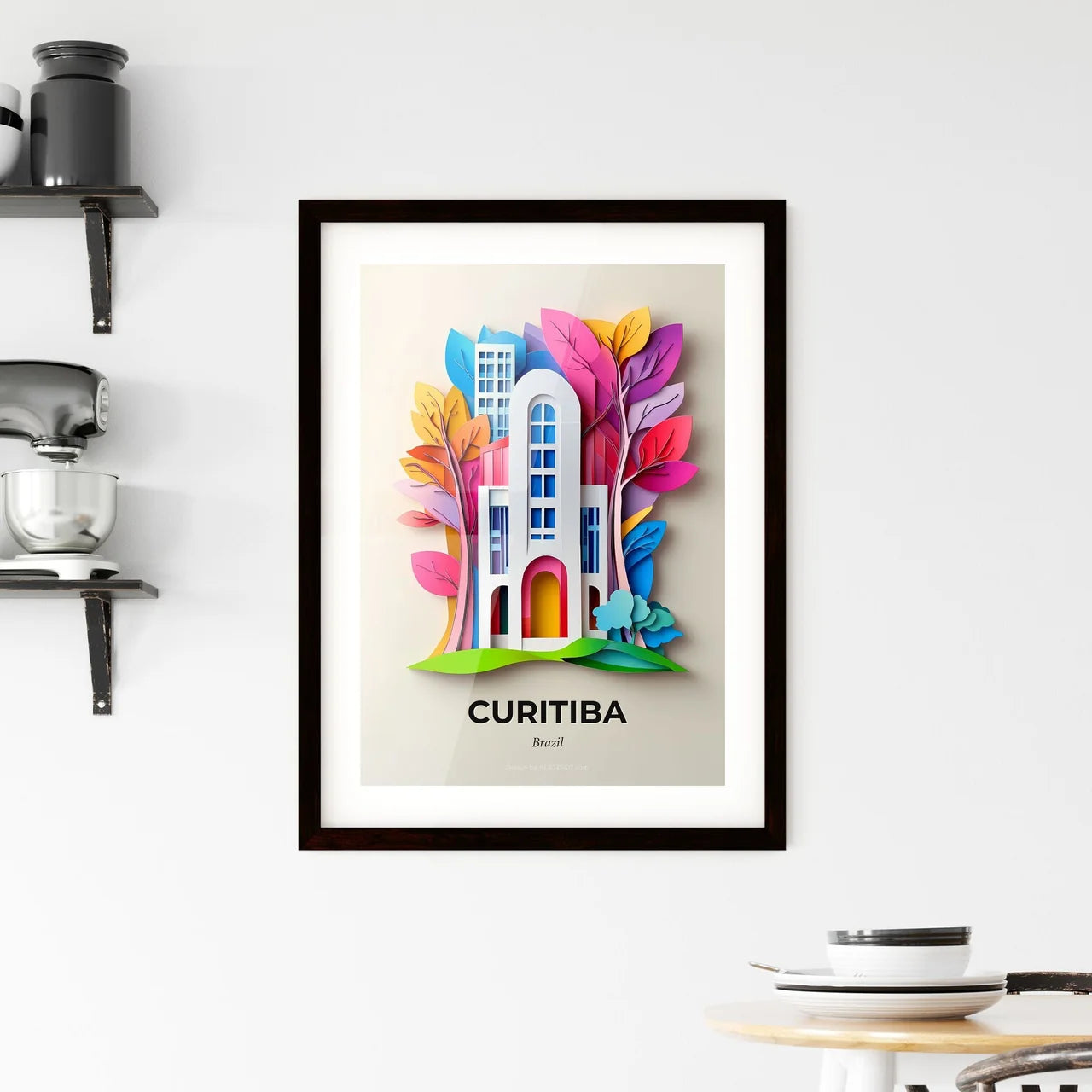 Vivid Curitiba, Brazil, Framed Wall Art