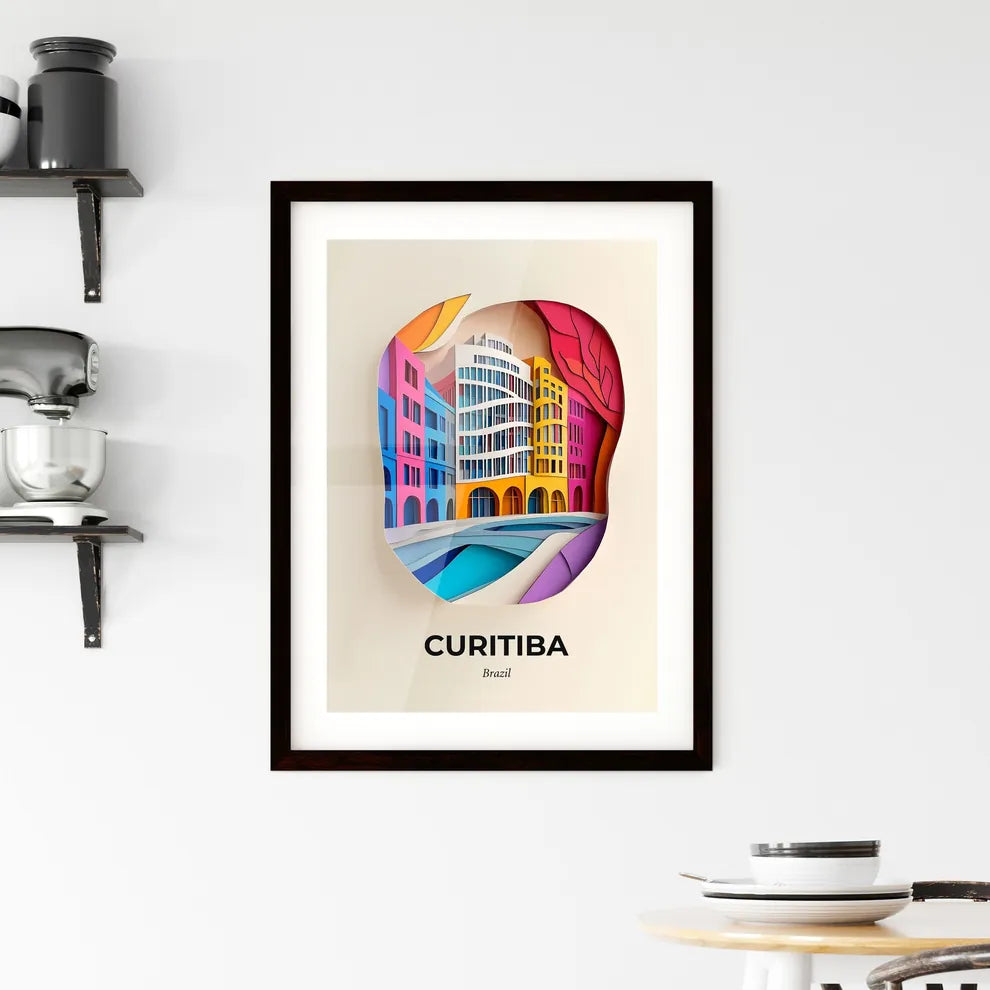 Vivid Curitiba, Brazil, Framed Wall Art