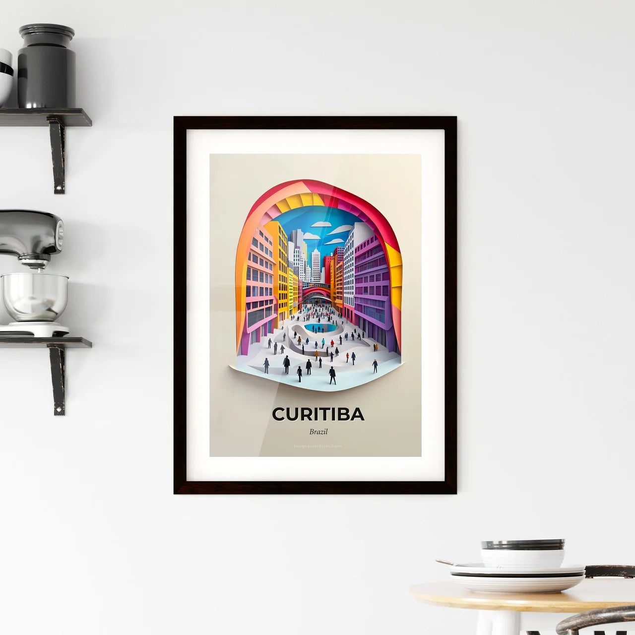 Vivid Curitiba, Brazil, Framed Wall Art