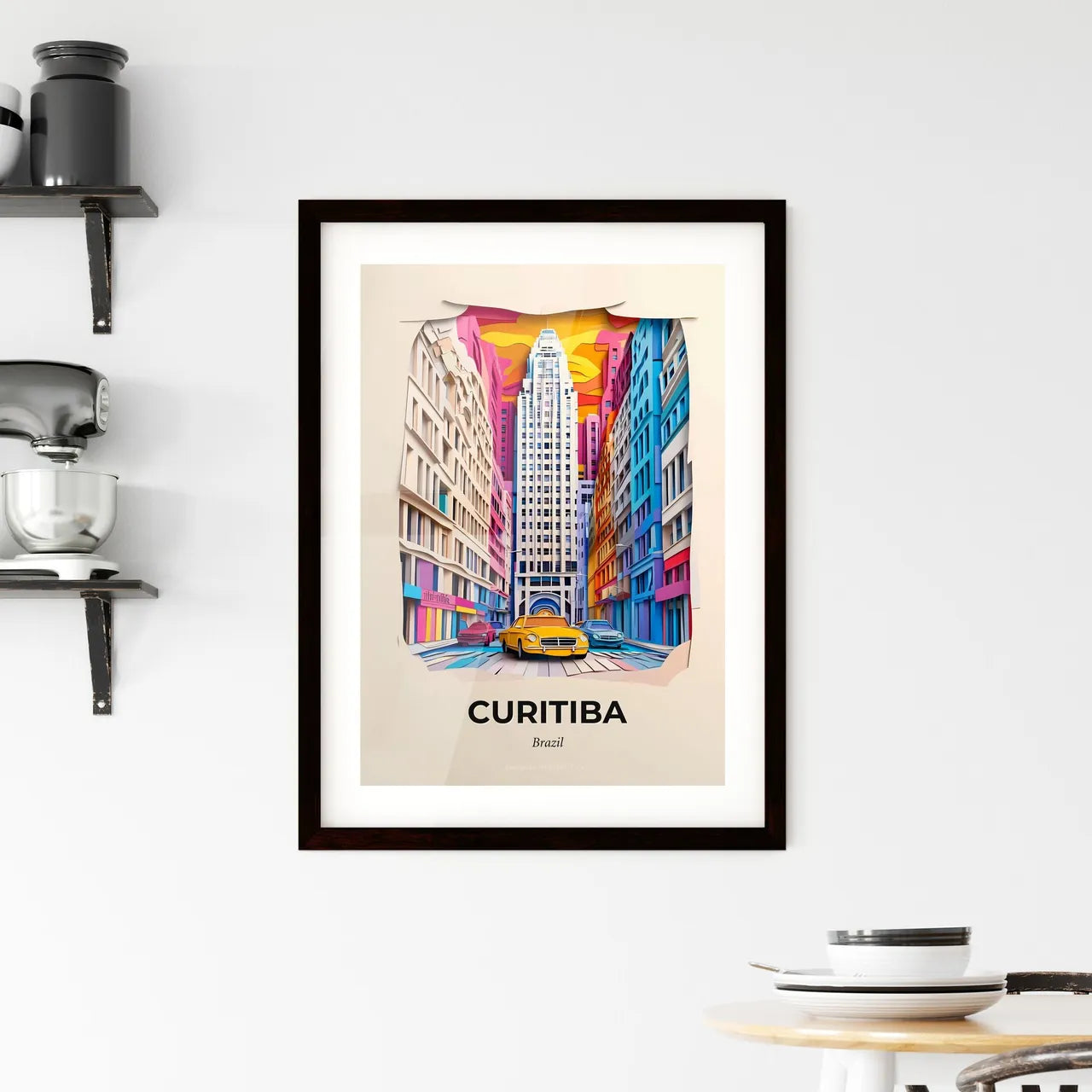 Vivid Curitiba, Brazil, Framed Wall Art