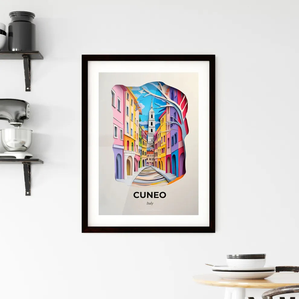 Vivid Cuneo, Italy, Framed Wall Art