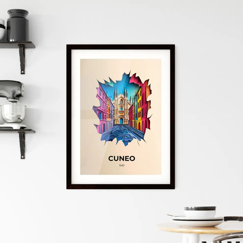 Vivid Cuneo, Italy, Framed Wall Art