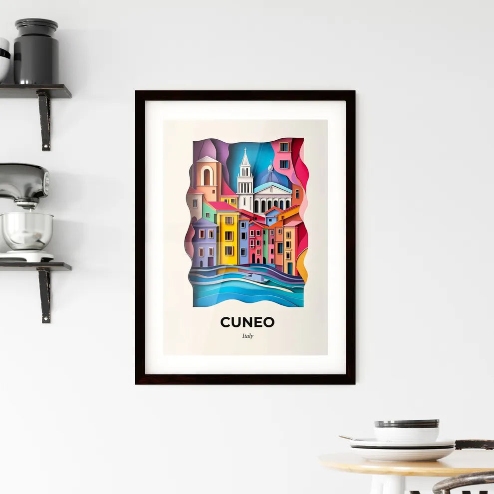 Vivid Cuneo, Italy, Framed Wall Art