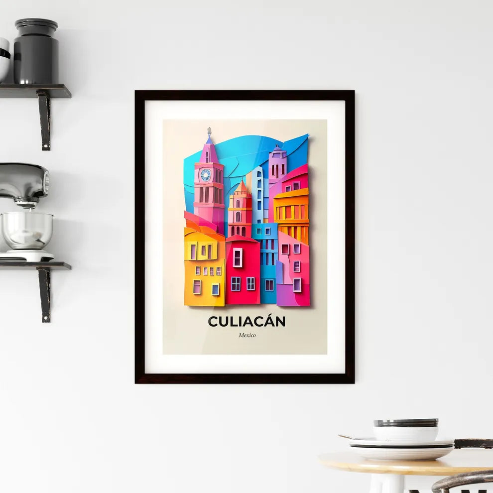 Vivid Culiacán, Mexico, Framed Wall Art