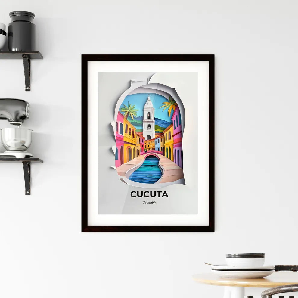 Vivid Cucuta, Colombia, Framed Wall Art