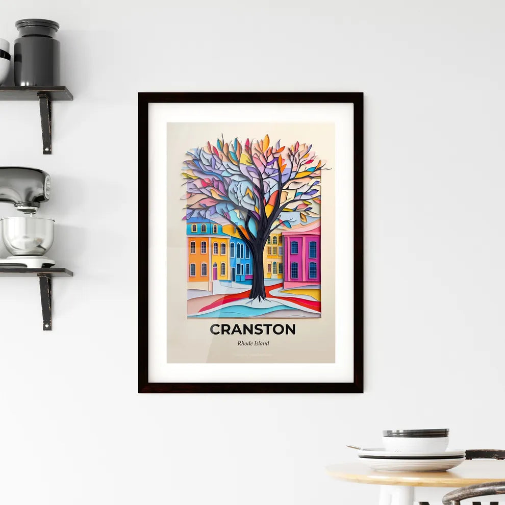 Vivid Cranston, Rhode Island, Framed Wall Art
