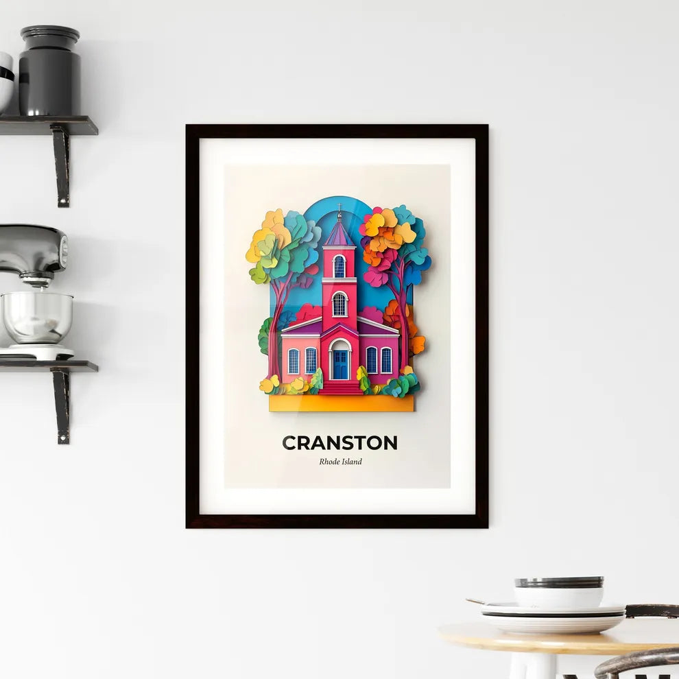 Vivid Cranston, Rhode Island, Framed Wall Art