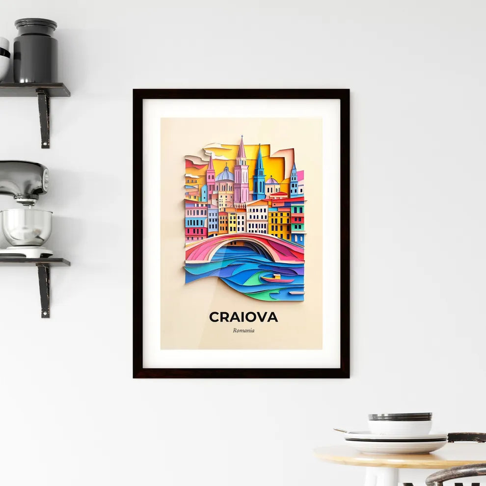 Vivid Craiova, Romania, Framed Wall Art