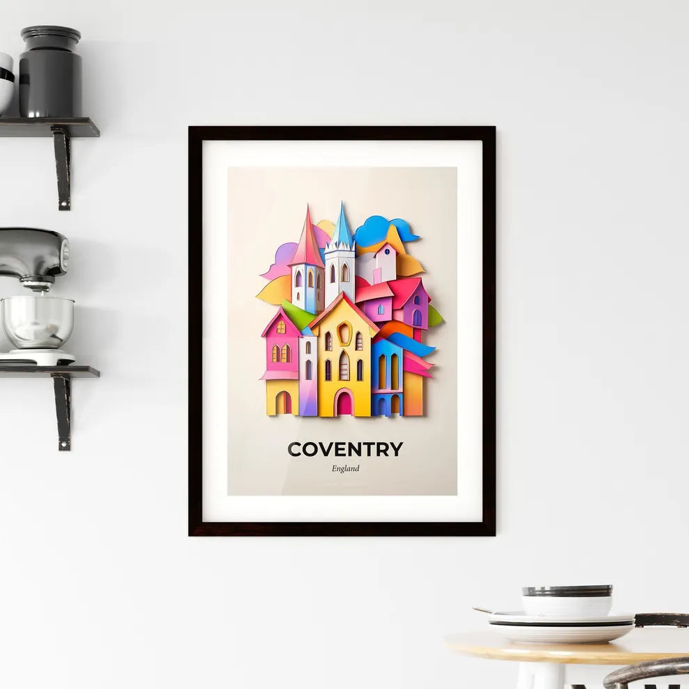 Vivid Coventry, England, Framed Wall Art