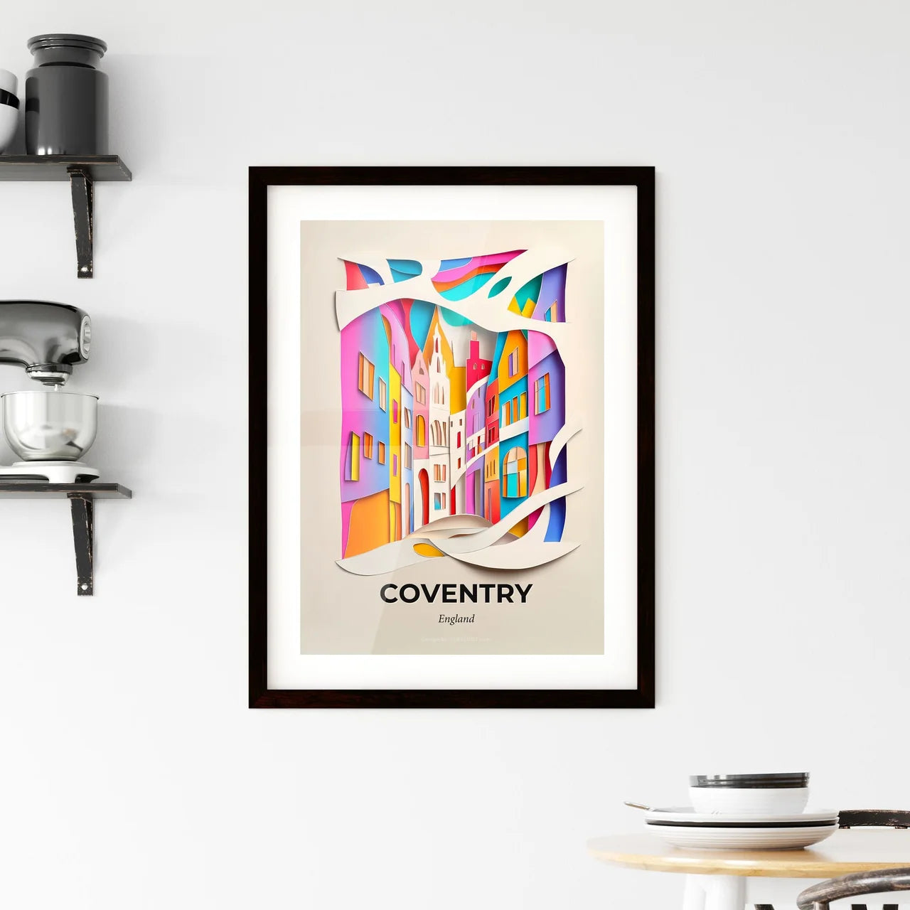 Vivid Coventry, England, Framed Wall Art