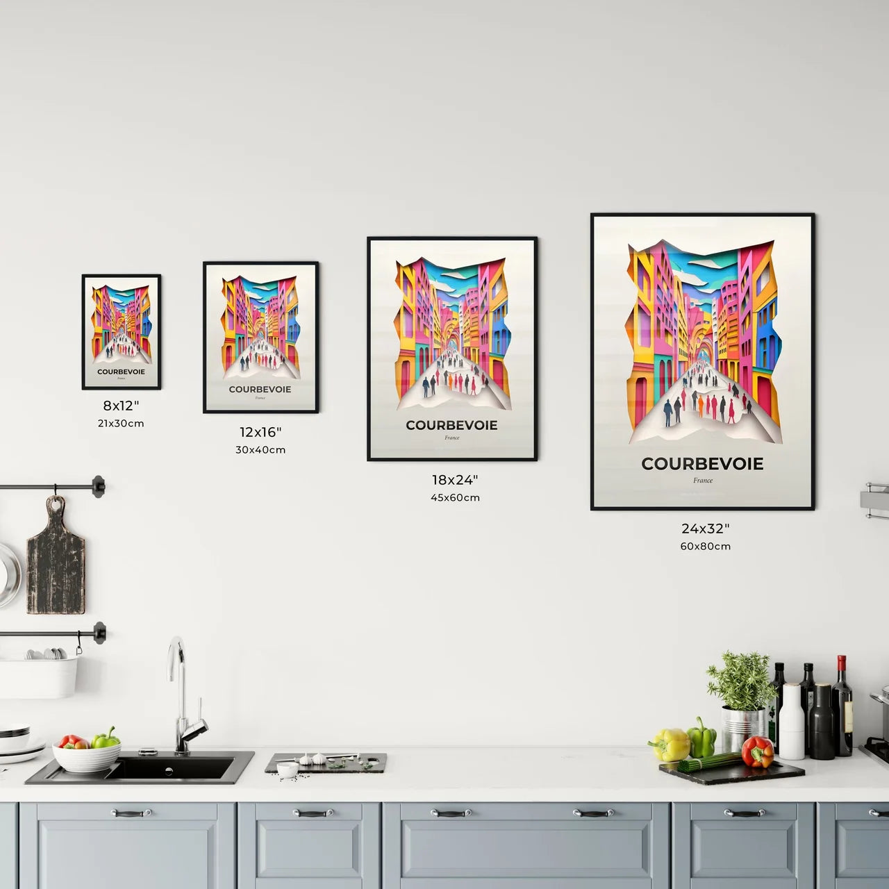 Vivid Courbevoie, France, Kitchen Art