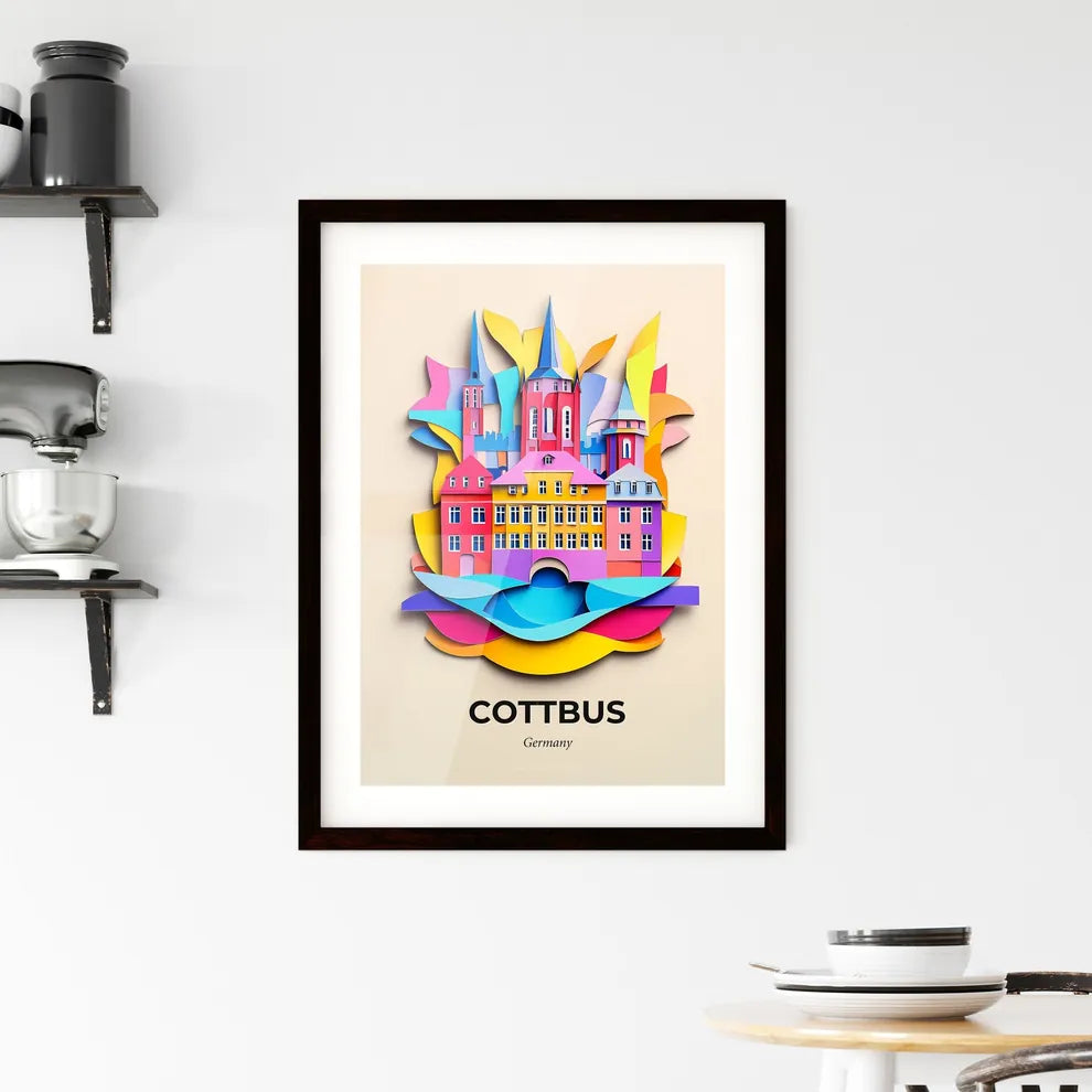 Vivid Cottbus, Germany, Framed Wall Art