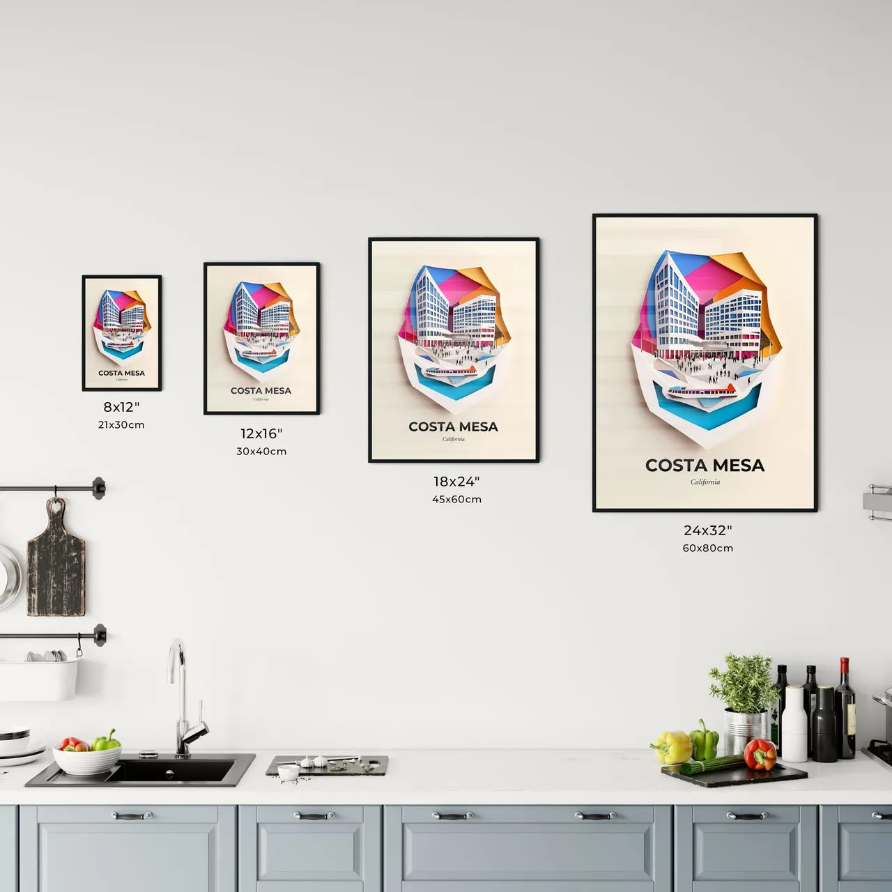 Vivid Costa Mesa, California, Kitchen Art