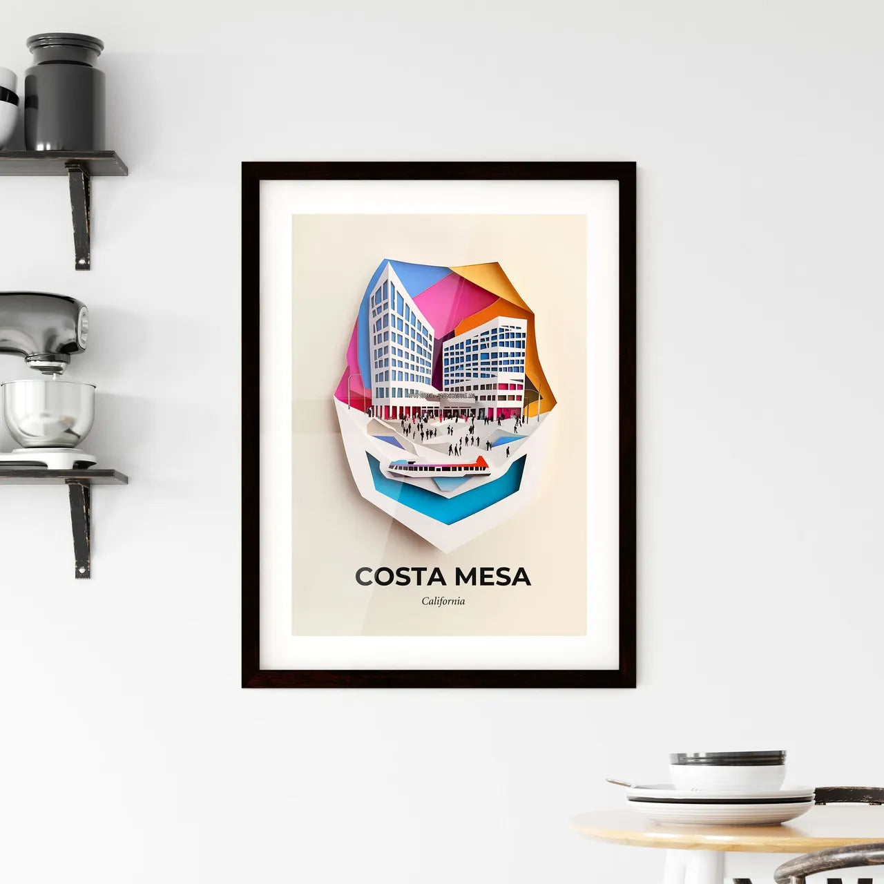 Vivid Costa Mesa, California, Framed Wall Art