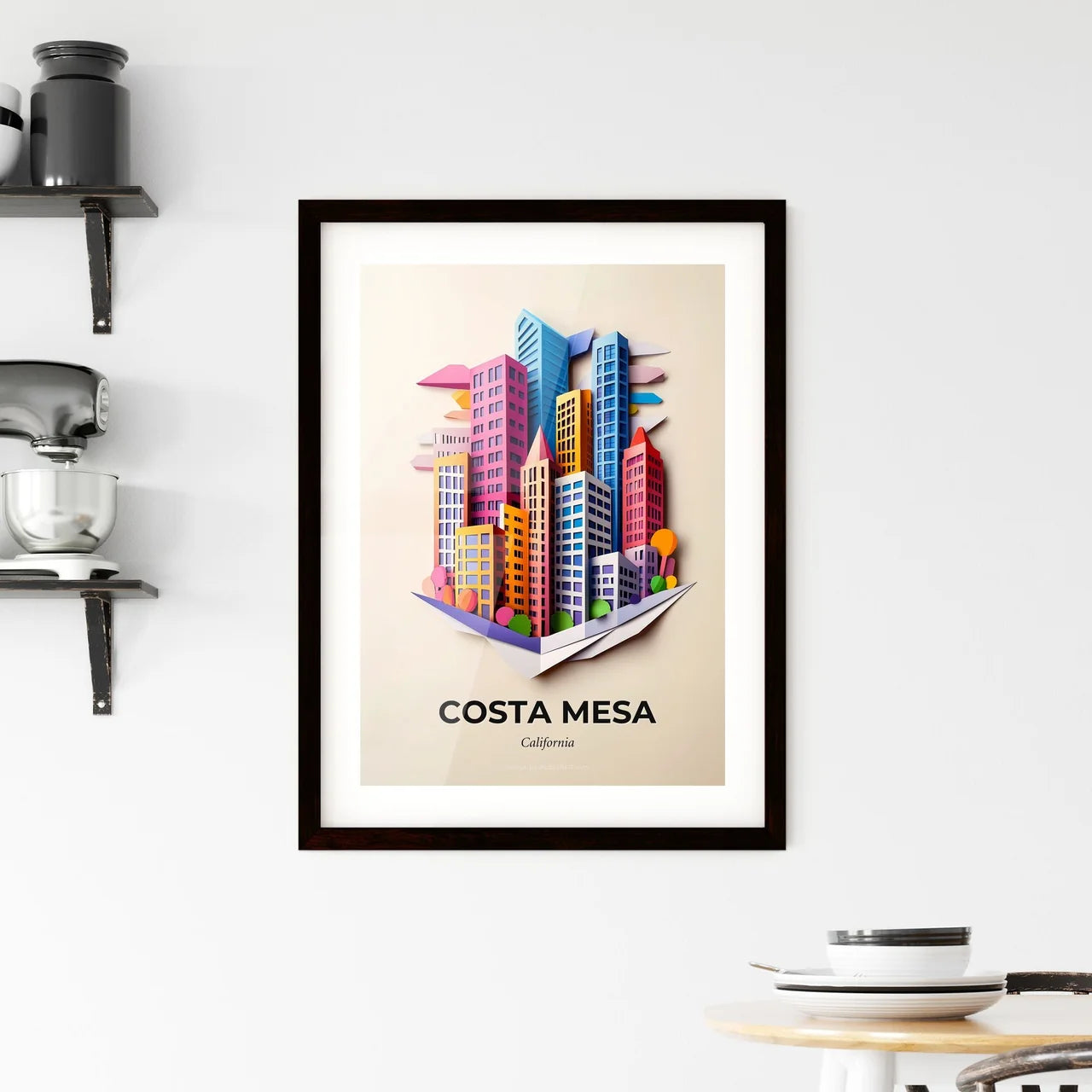 Vivid Costa Mesa, California, Framed Wall Art