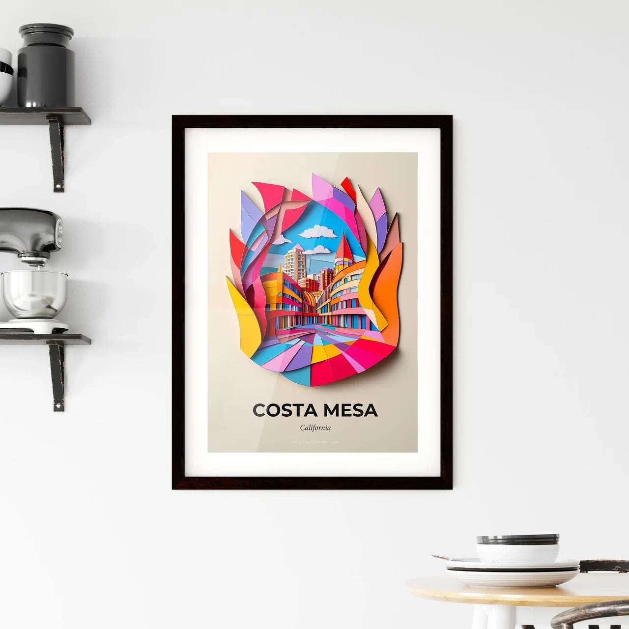 Vivid Costa Mesa, California, Framed Wall Art