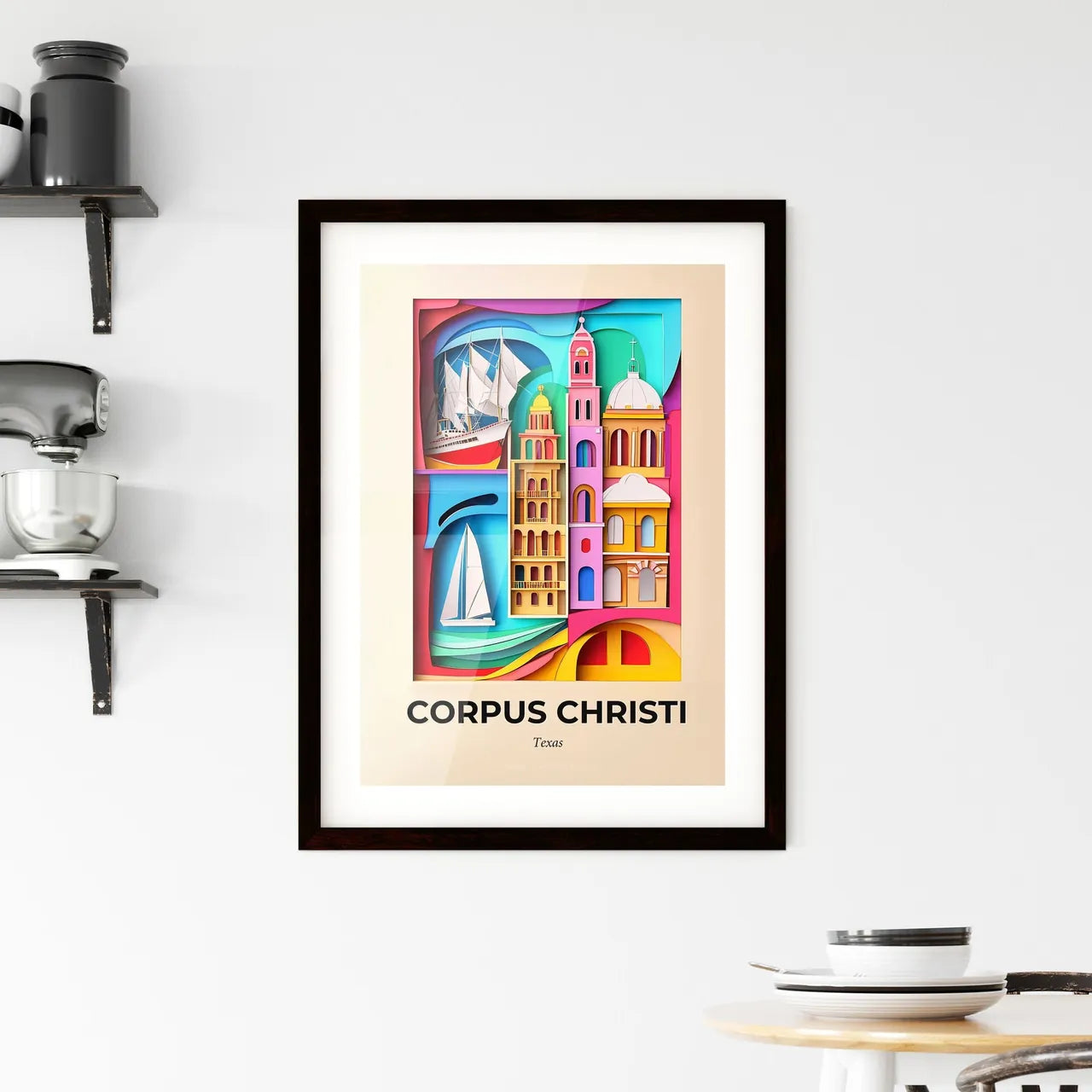 Vivid Corpus Christi, Texas, Framed Wall Art