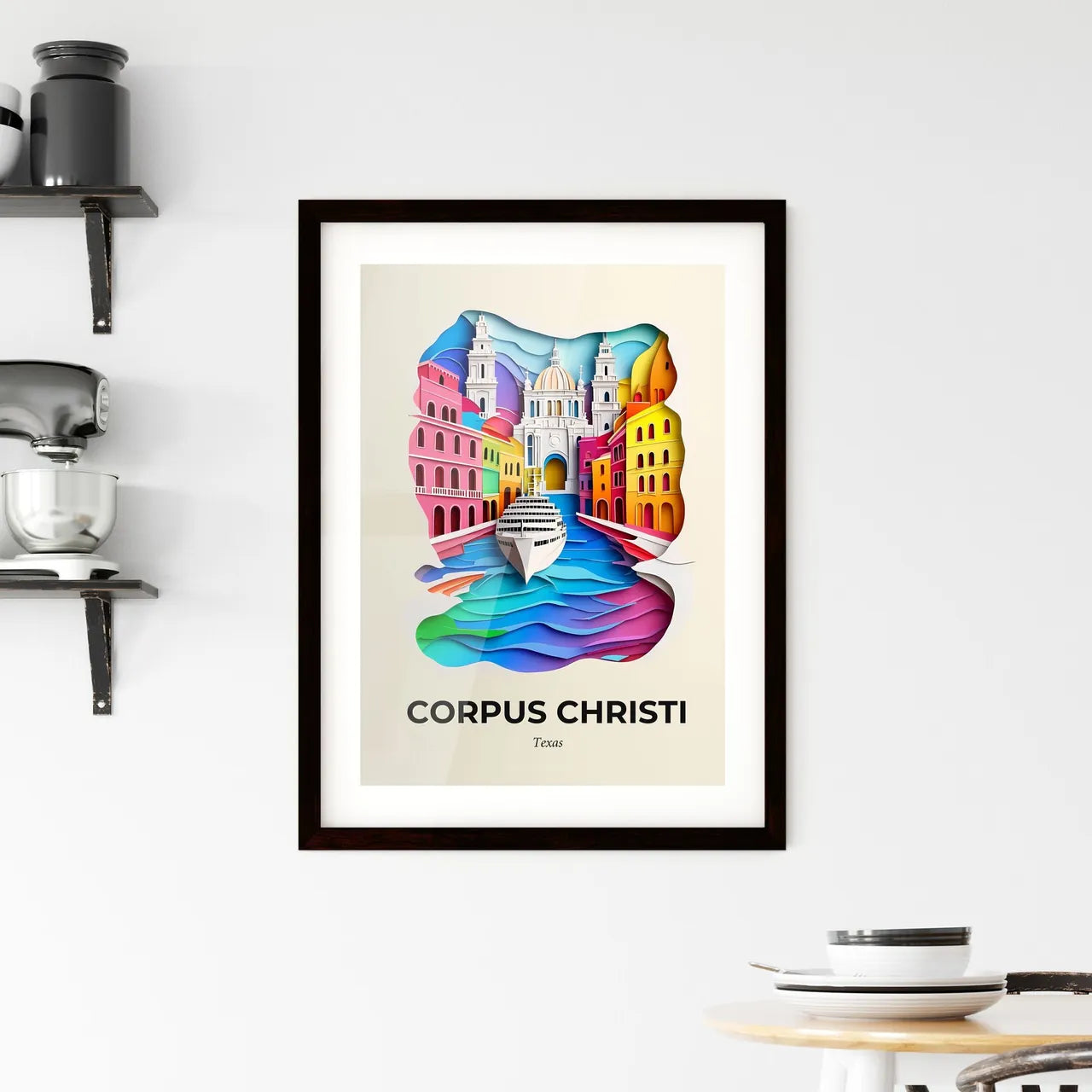 Vivid Corpus Christi, Texas, Framed Wall Art