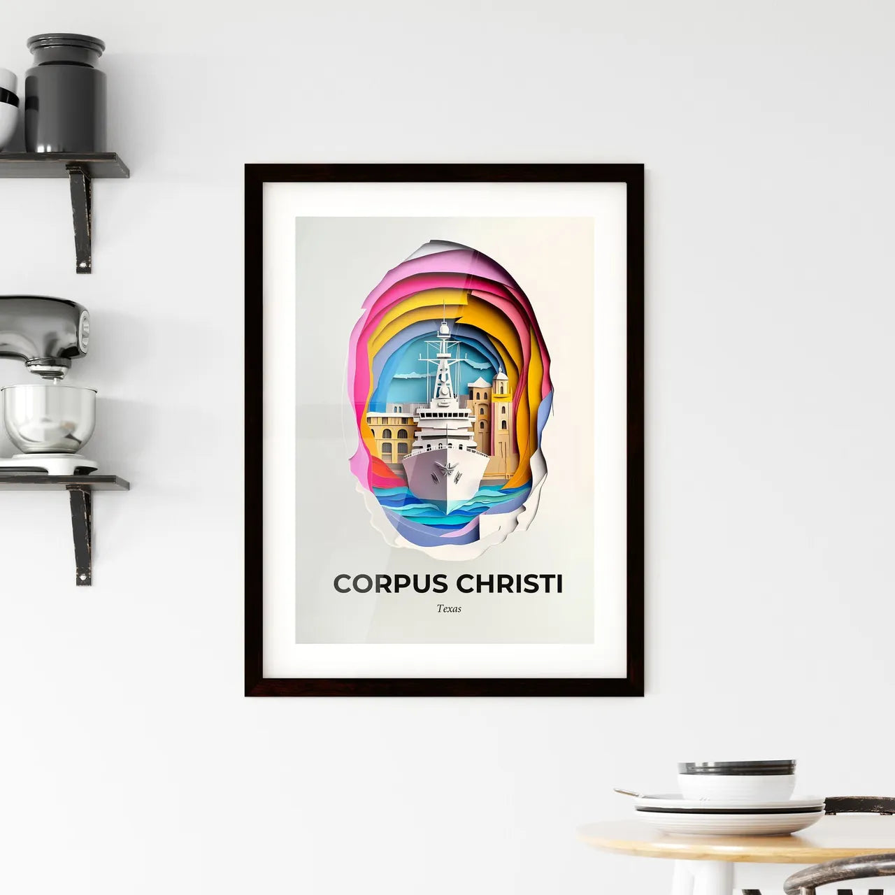 Vivid Corpus Christi, Texas, Framed Wall Art