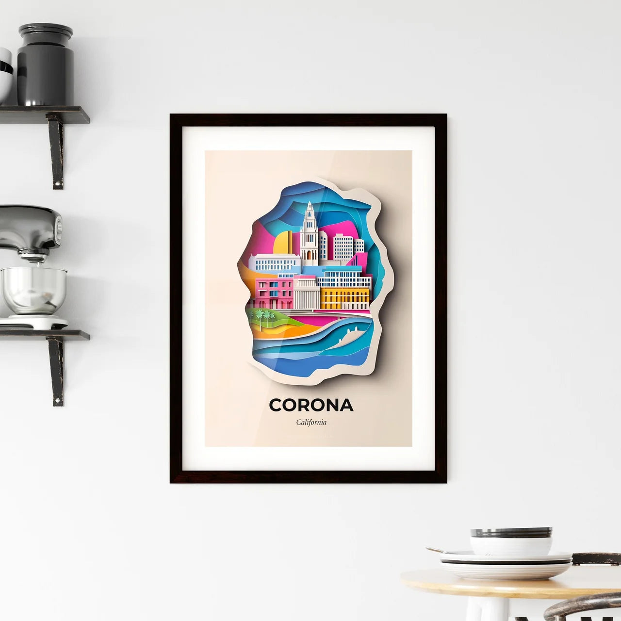 Vivid Corona, California, Framed Wall Art