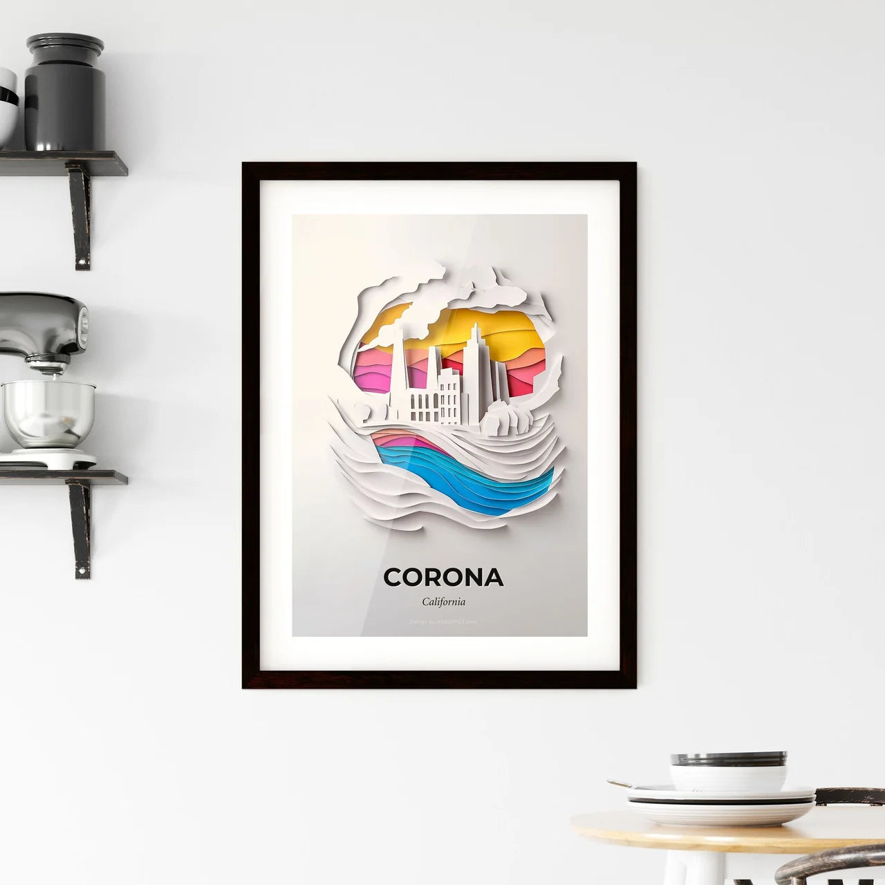 Vivid Corona, California, Framed Wall Art