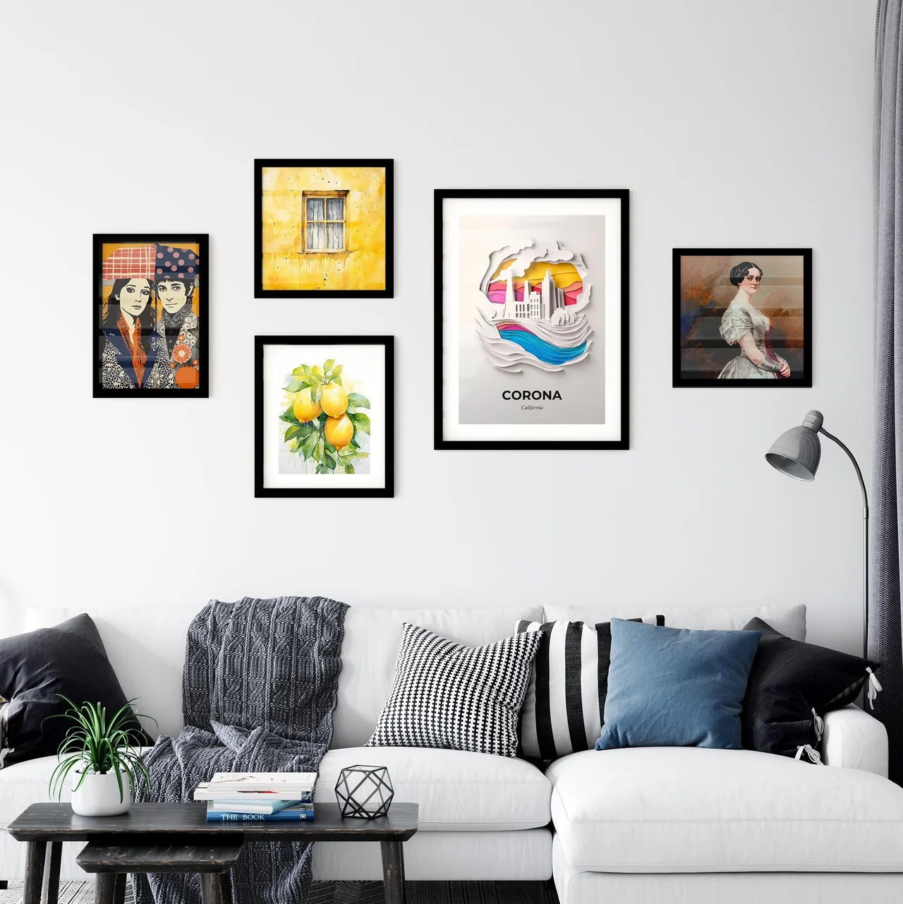 Vivid Corona, California, Premium Framed Prints