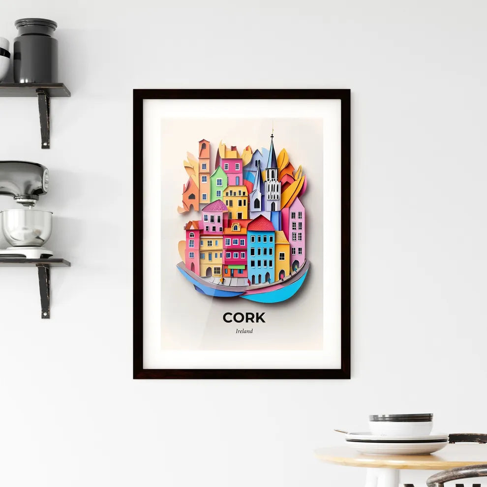 Vivid Cork, Ireland, Framed Wall Art