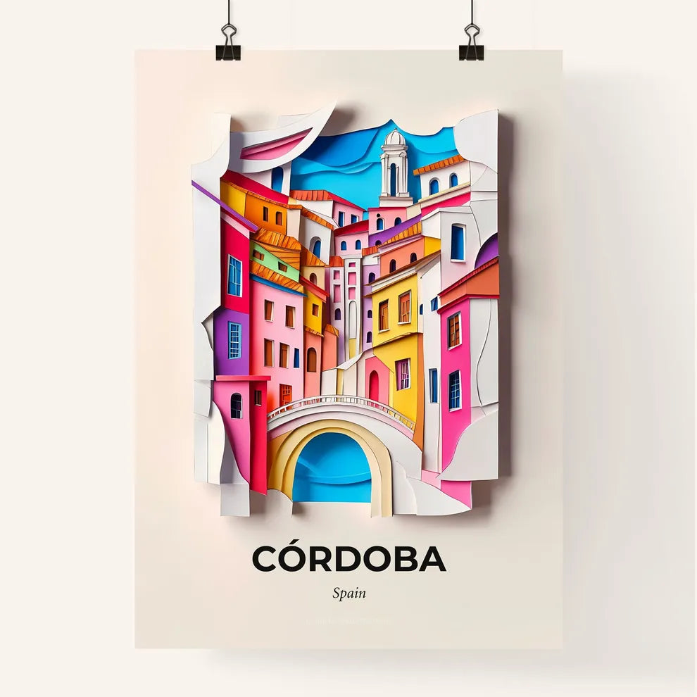 Vivid Córdoba, Spain, Colorful Poster