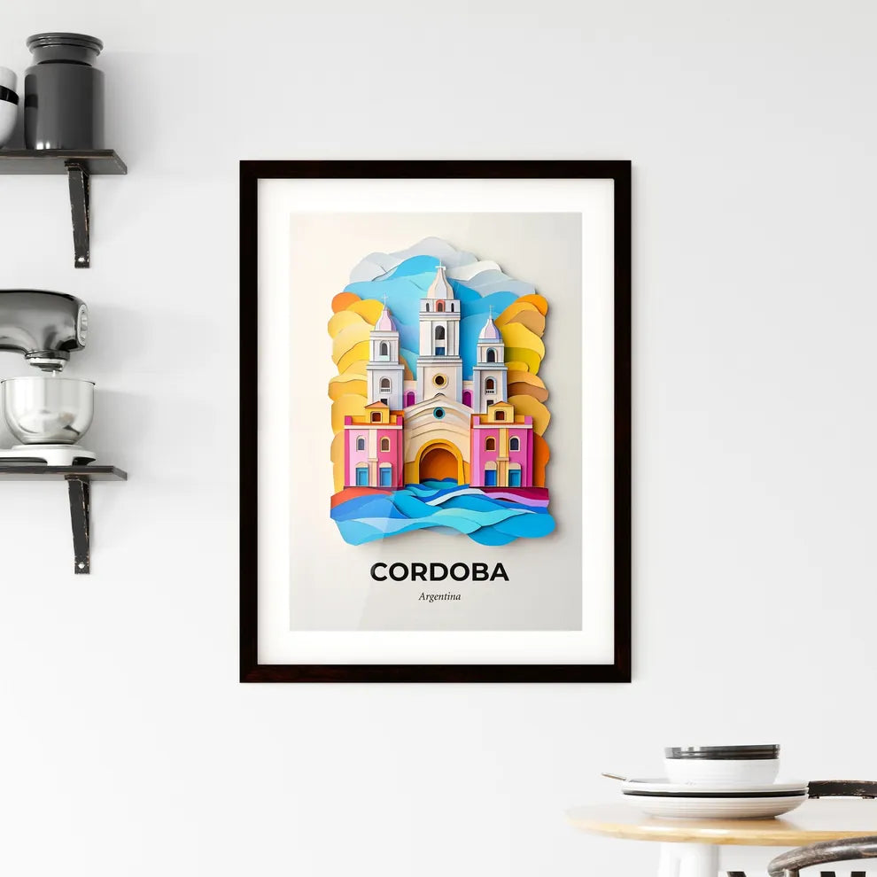Vivid Cordoba, Argentina, Framed Wall Art