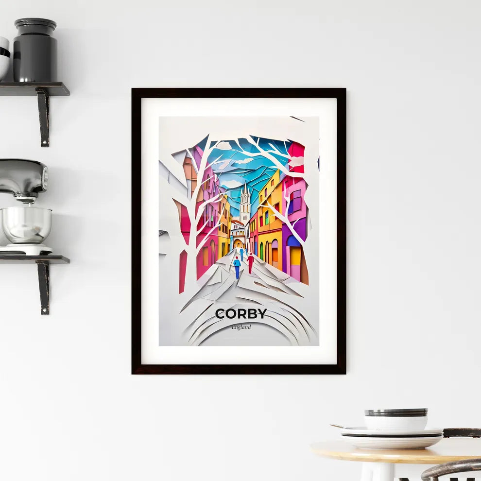 Vivid Corby, England, Framed Wall Art