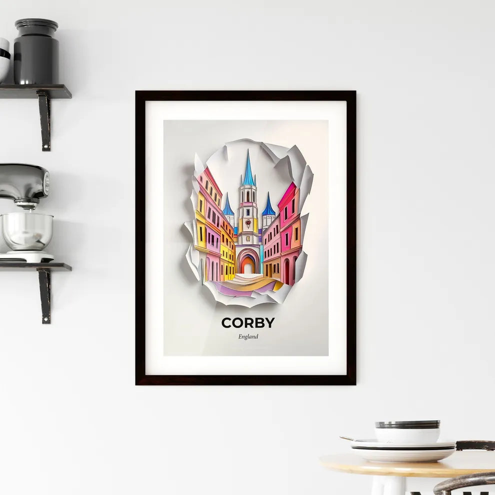 Vivid Corby, England, Framed Wall Art