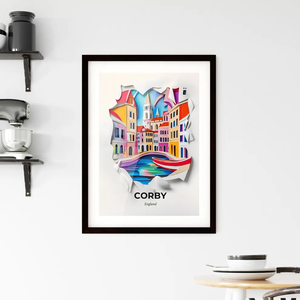 Vivid Corby, England, Framed Wall Art