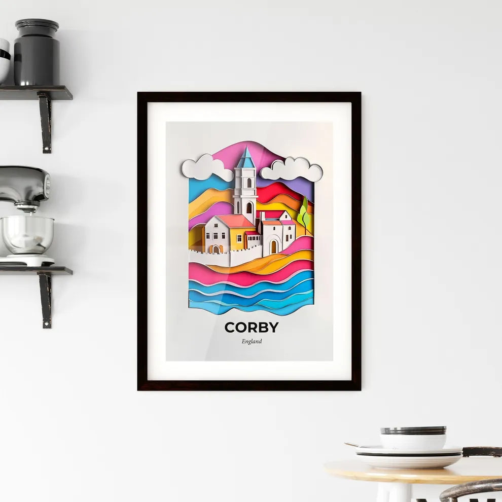 Vivid Corby, England, Framed Wall Art