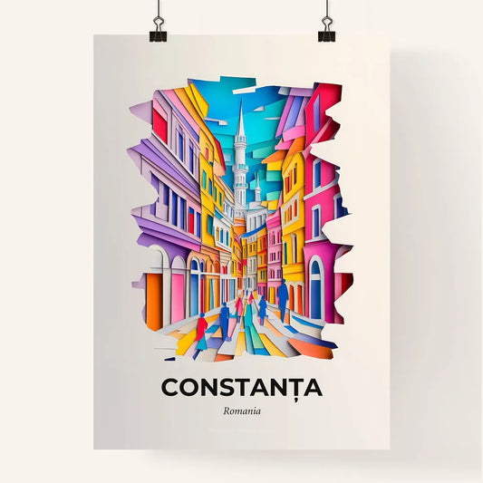 Vivid Constanța, Romania, Colorful Poster