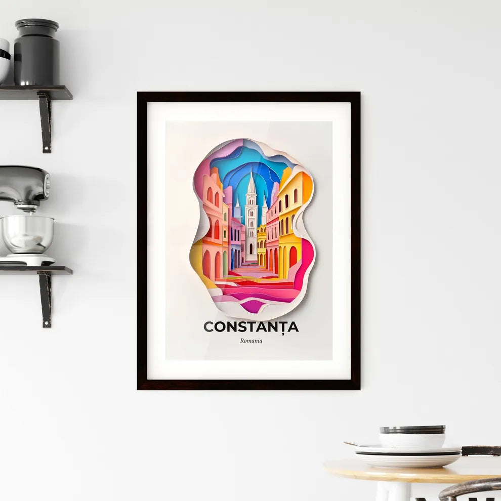 Vivid Constanța, Romania, Framed Wall Art