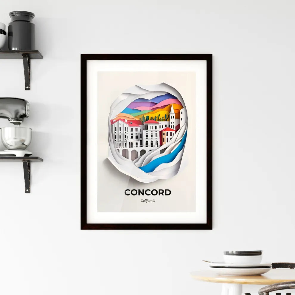 Vivid Concord, California, Framed Wall Art