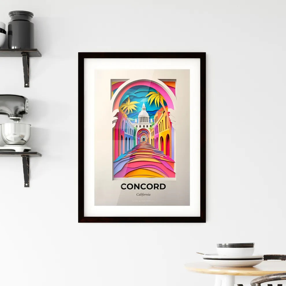 Vivid Concord, California, Framed Wall Art