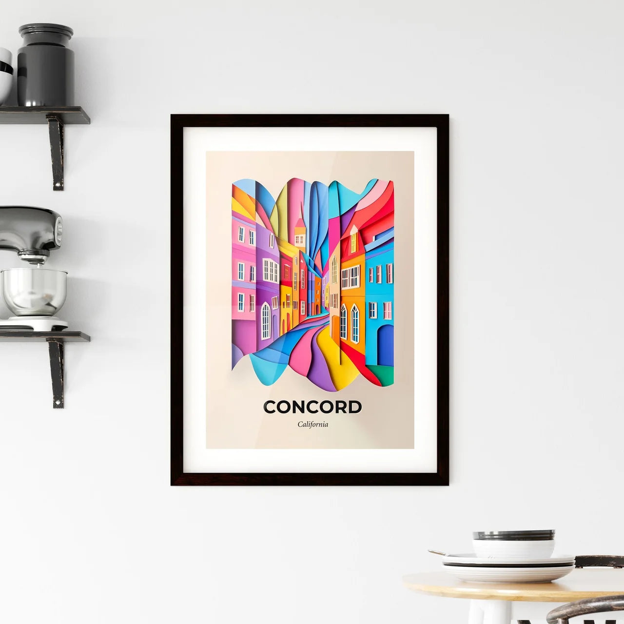 Vivid Concord, California, Framed Wall Art