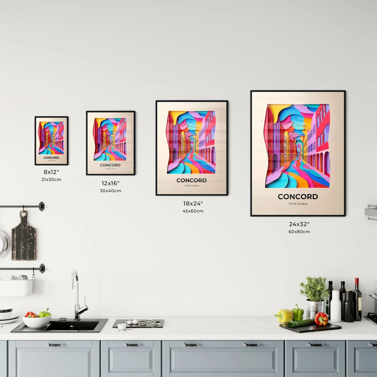 Vivid Concord, North Carolina, Kitchen Art