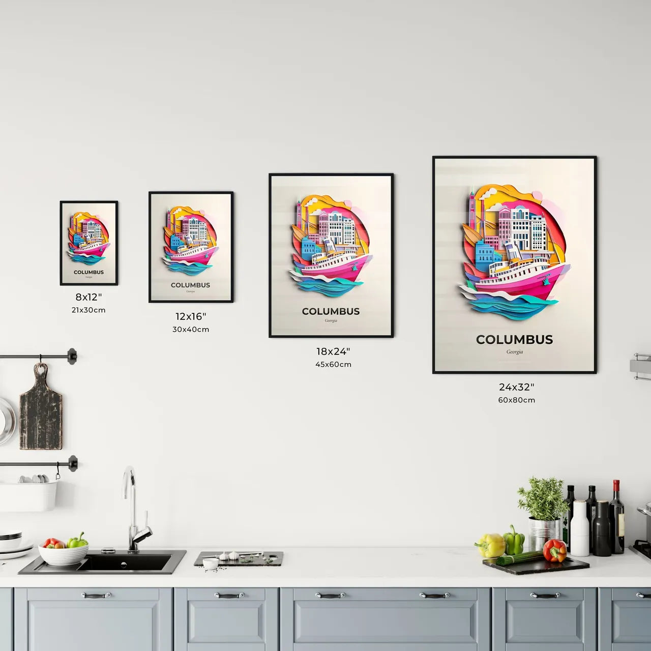 Vivid Columbus, Georgia, Kitchen Art