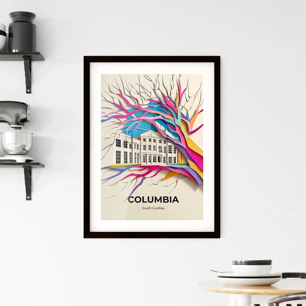 Vivid Columbia, South Carolina, Framed Wall Art